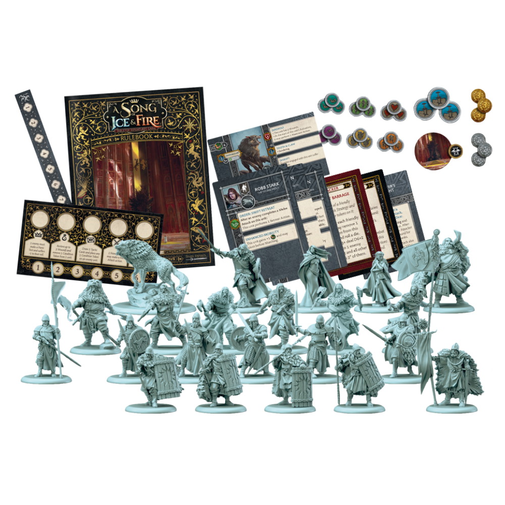 Outlet A Song of Ice & Fire Tabletop Miniatures Game - Stark Starter Set