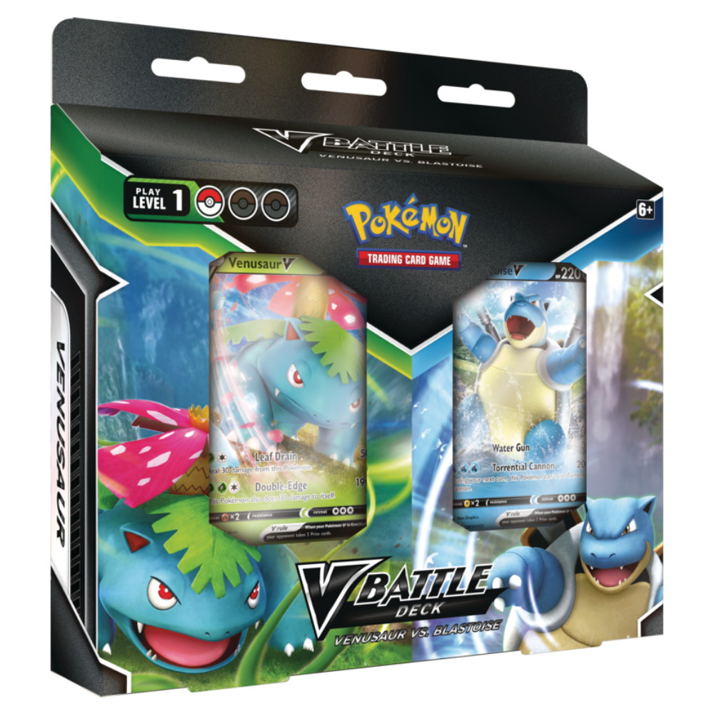 Pokemon Tcg V Battle Deck Bundle Blastoise V Vs Venusaur V